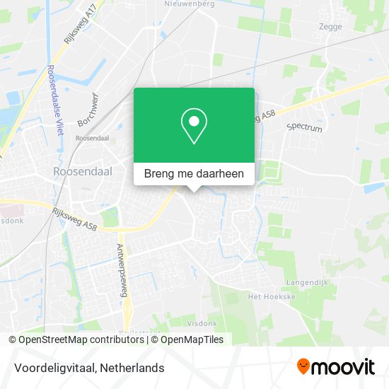 Voordeligvitaal kaart