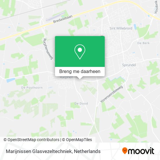 Marijnissen Glasvezeltechniek kaart