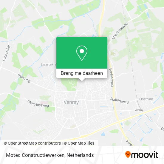 Motec Constructiewerken kaart