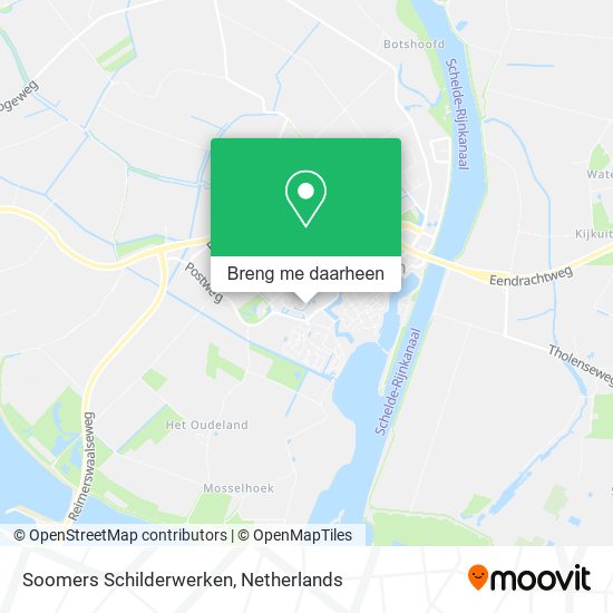 Soomers Schilderwerken kaart