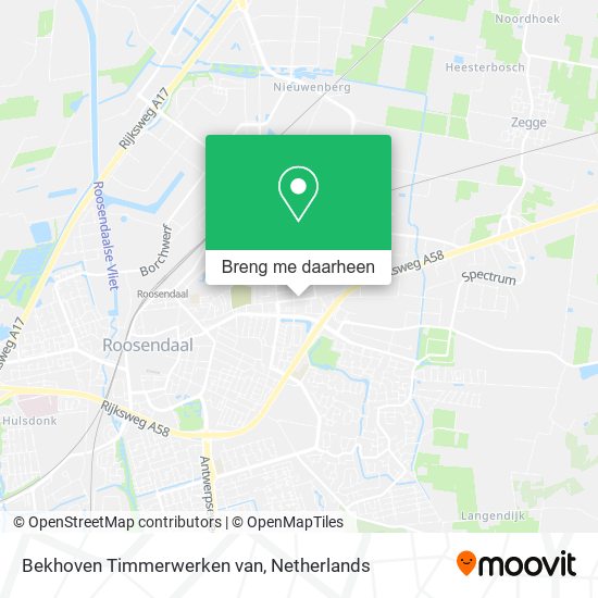 Bekhoven Timmerwerken van kaart