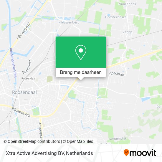 Xtra Active Advertising BV kaart