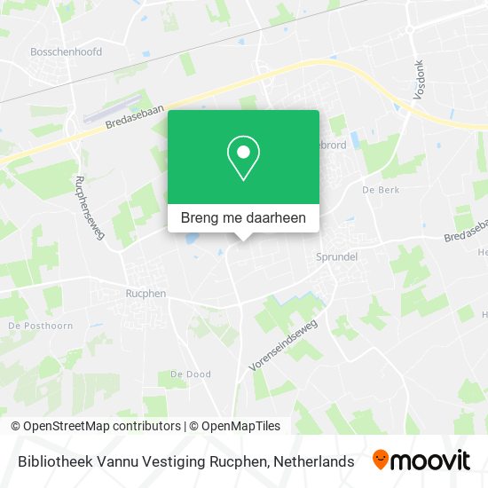 Bibliotheek Vannu Vestiging Rucphen kaart