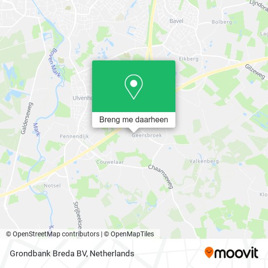 Grondbank Breda BV kaart