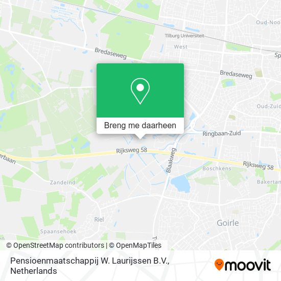 Pensioenmaatschappij W. Laurijssen B.V. kaart
