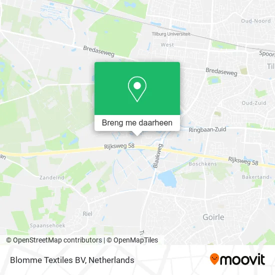 Blomme Textiles BV kaart