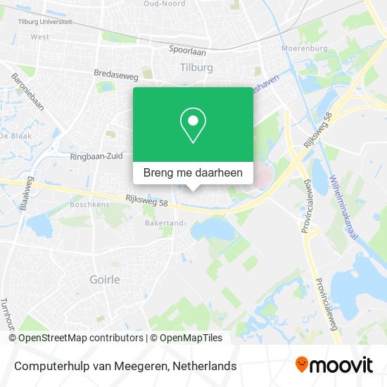 Computerhulp van Meegeren kaart