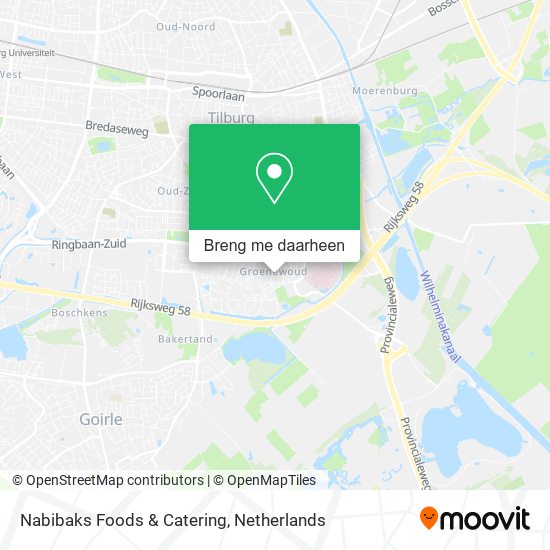 Nabibaks Foods & Catering kaart