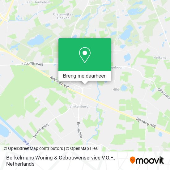 Berkelmans Woning & Gebouwenservice V.O.F. kaart