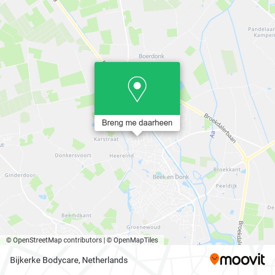 Bijkerke Bodycare kaart