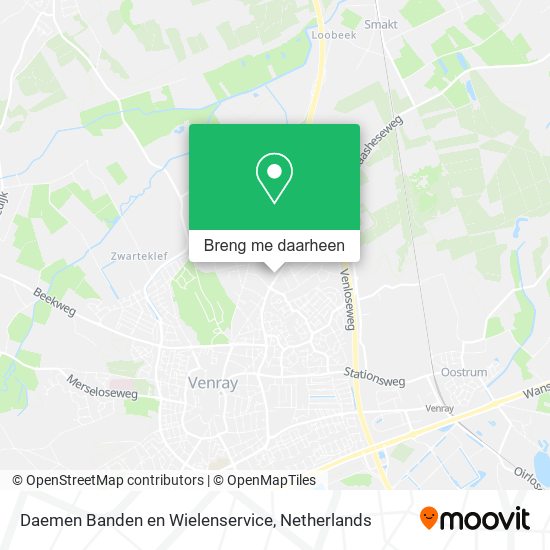 Daemen Banden en Wielenservice kaart
