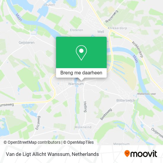 Van de Ligt Allicht Wanssum kaart
