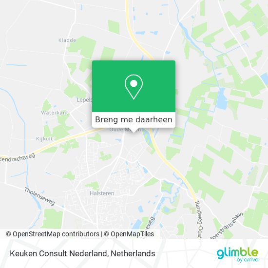 Keuken Consult Nederland kaart