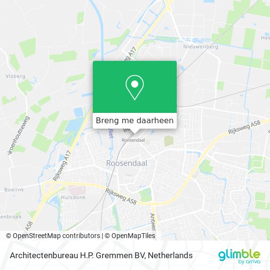 Architectenbureau H.P. Gremmen BV kaart