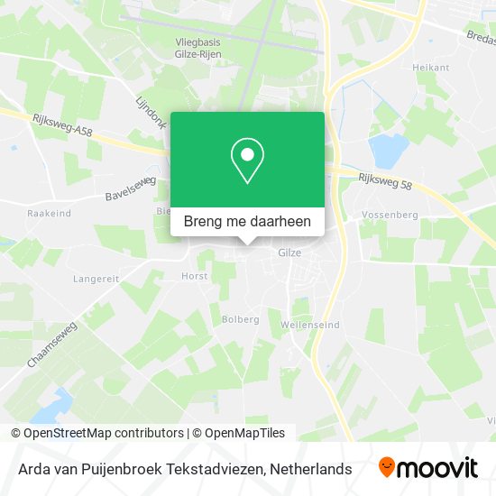Arda van Puijenbroek Tekstadviezen kaart