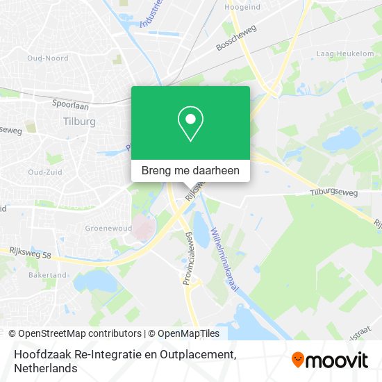 Hoofdzaak Re-Integratie en Outplacement kaart