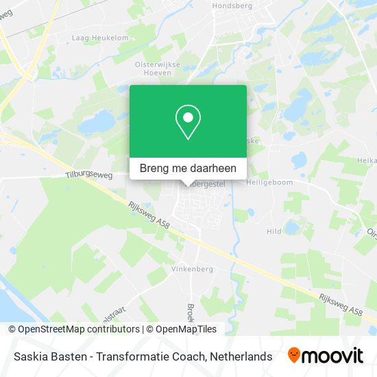 Saskia Basten - Transformatie Coach kaart