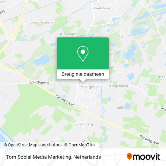 Tom Social Media Marketing kaart