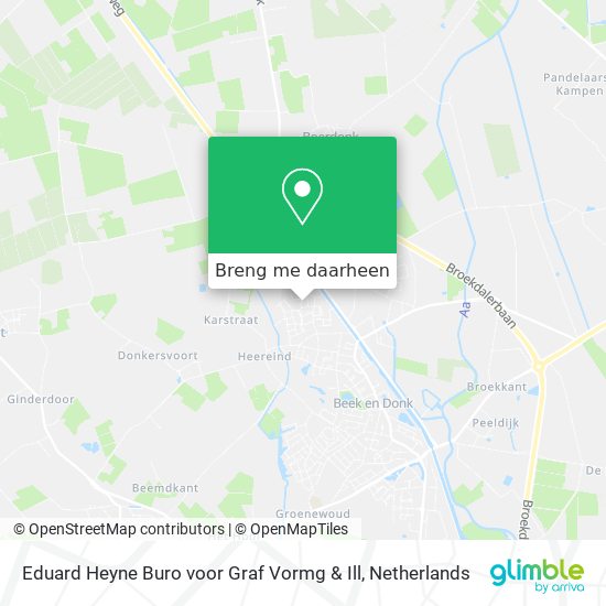 Eduard Heyne Buro voor Graf Vormg & Ill kaart