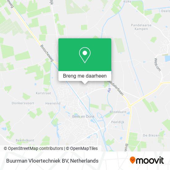 Buurman Vloertechniek BV kaart