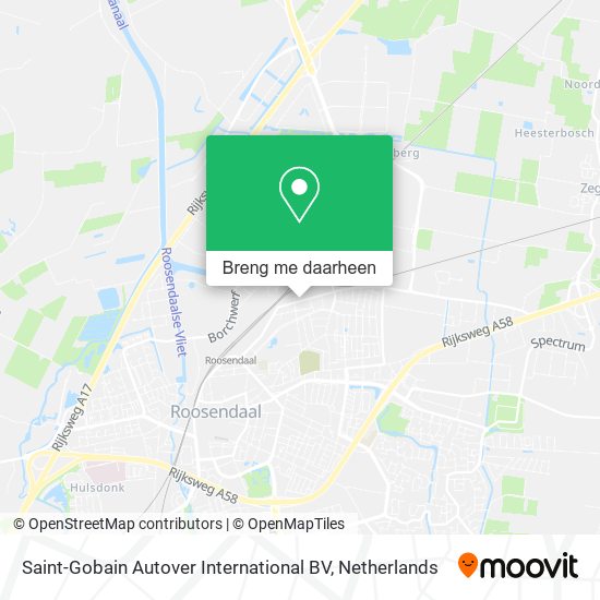 Saint-Gobain Autover International BV kaart