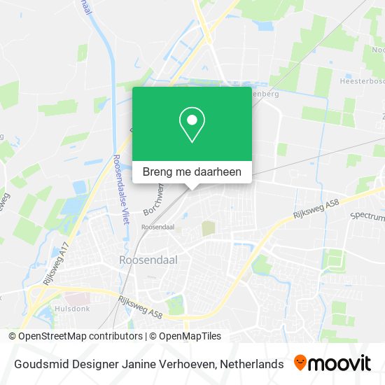 Goudsmid Designer Janine Verhoeven kaart