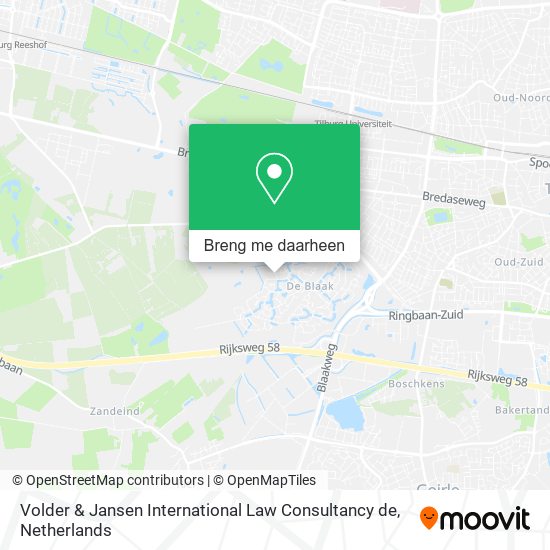 Volder & Jansen International Law Consultancy de kaart