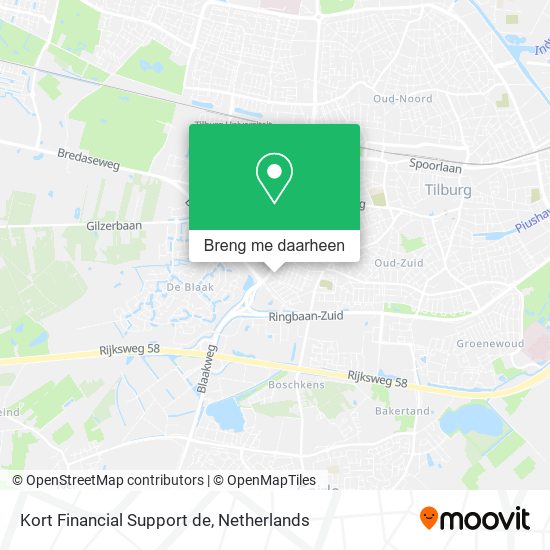 Kort Financial Support de kaart