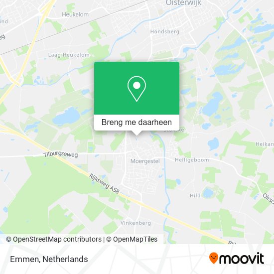 Emmen kaart