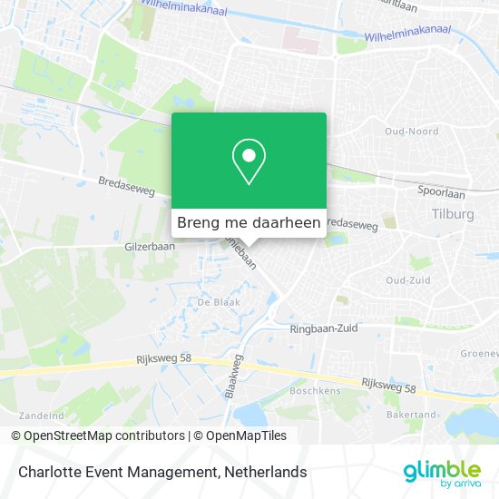 Charlotte Event Management kaart