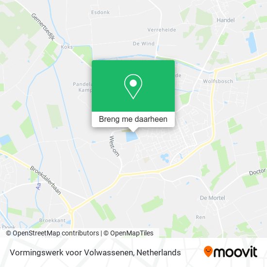 Vormingswerk voor Volwassenen kaart