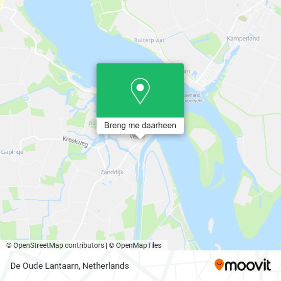 De Oude Lantaarn kaart