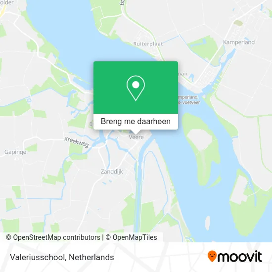 Valeriusschool kaart