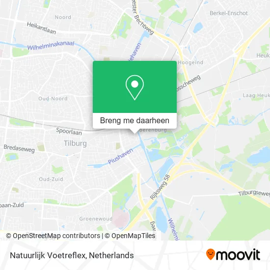 Natuurlijk Voetreflex kaart