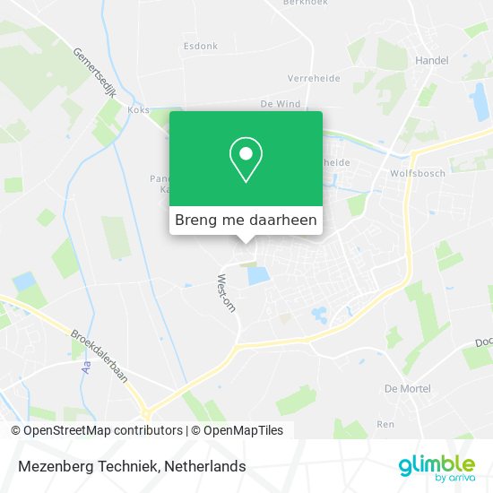 Mezenberg Techniek kaart