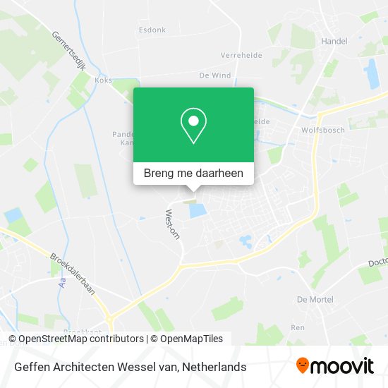 Geffen Architecten Wessel van kaart