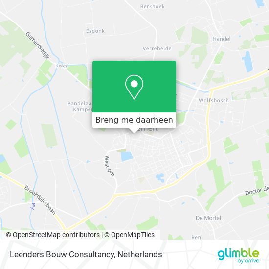 Leenders Bouw Consultancy kaart