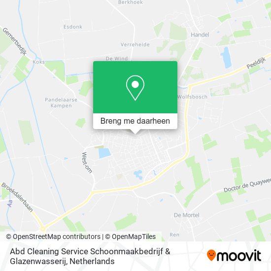 Abd Cleaning Service Schoonmaakbedrijf & Glazenwasserij kaart