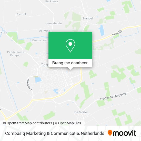 Combasiq Marketing & Communicatie kaart