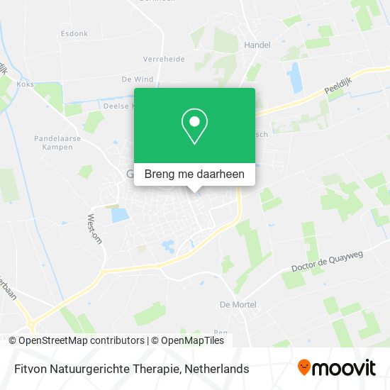 Fitvon Natuurgerichte Therapie kaart