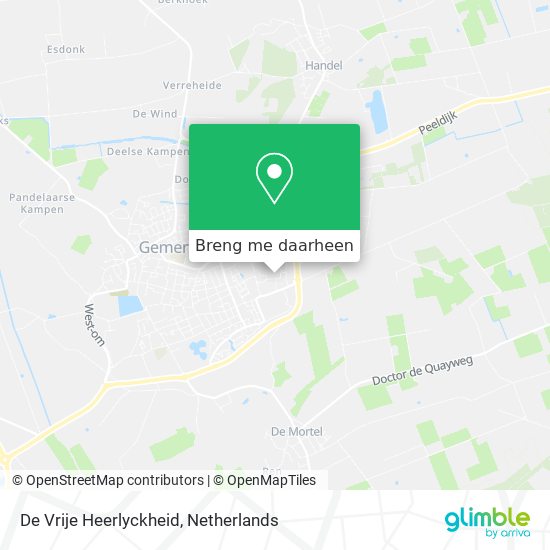 De Vrije Heerlyckheid kaart