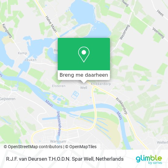 R.J.F. van Deursen T.H.O.D.N. Spar Well kaart