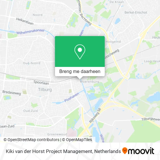 Kiki van der Horst Project Management kaart
