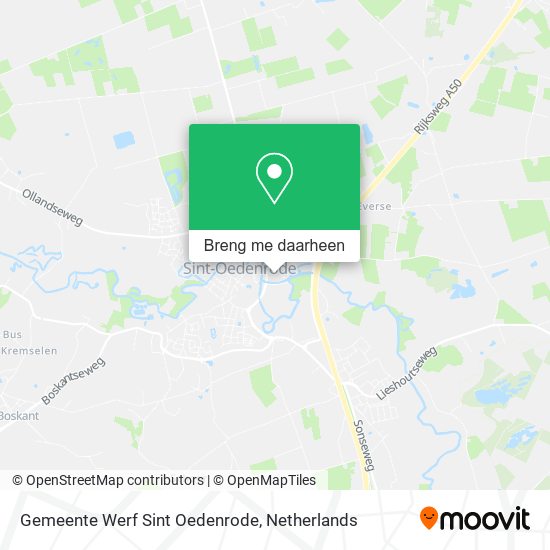 Gemeente Werf Sint Oedenrode kaart