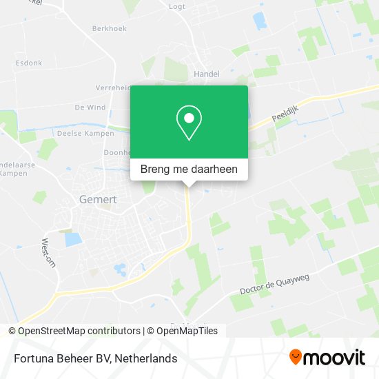Fortuna Beheer BV kaart