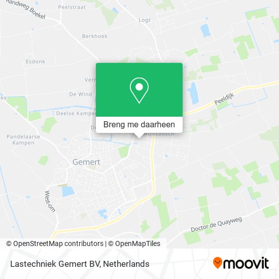 Lastechniek Gemert BV kaart