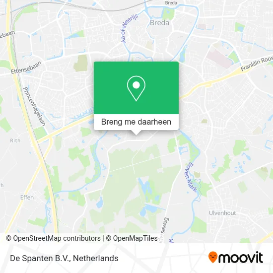 De Spanten B.V. kaart