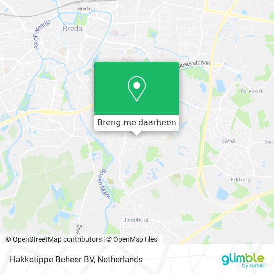 Hakketippe Beheer BV kaart