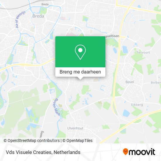Vds Visuele Creaties kaart