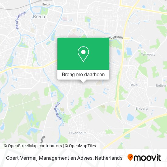 Coert Vermeij Management en Advies kaart